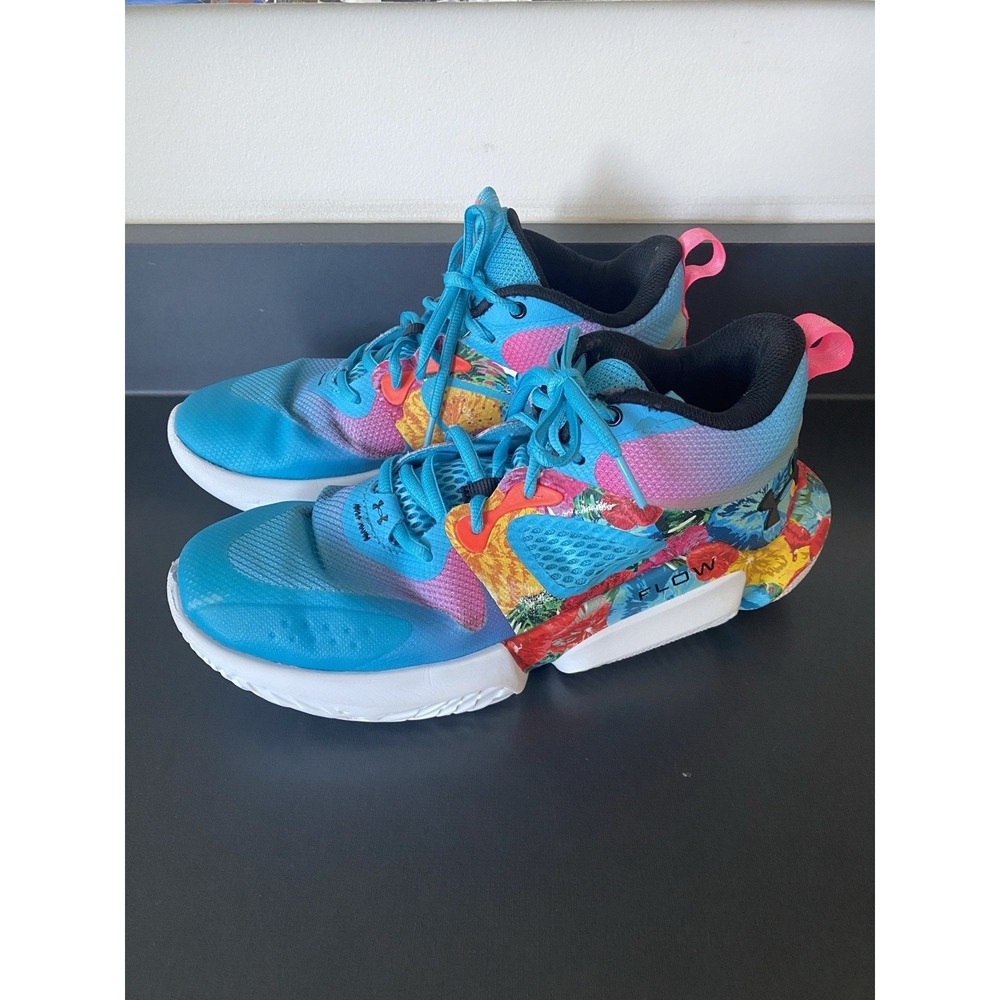 Under Armour Flow Breakthru 3 "Floral" Women's Basketball Shoes Size 10 $120